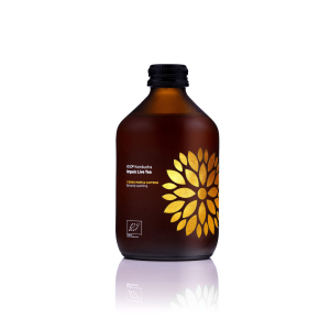 Ceai Kombucha cu ierba mate bio fara gluten, Vigo 330ml