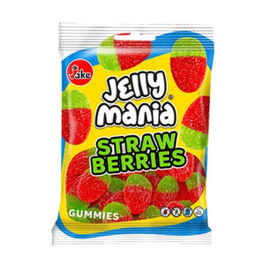 Jeleuri gumate fara gluten cu aroma de capsuni, Jake 100g
