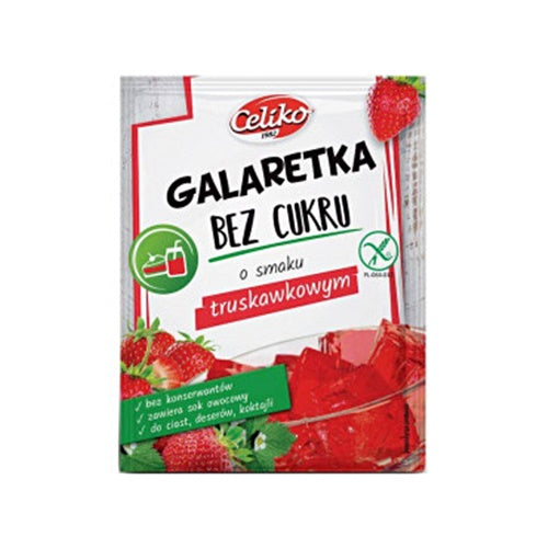 Jeleu cu aromă de căpșuni Fara Gluten, Celiko 14g
