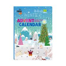 Calendar de Advent (Ciocolata fara gluten) Bio 100g - Super Fudgio