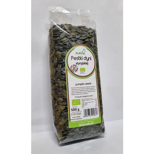 Seminte de dovleac eco fara gluten, Natu 500g