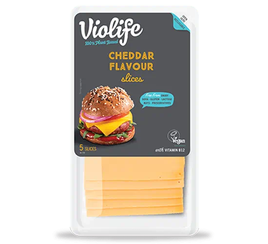 Inlocuitor de cascaval Cheddar felii fara gluten, Violife 100g