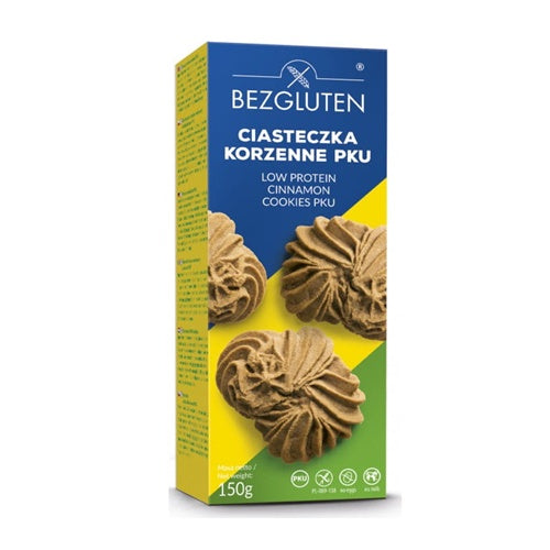 Biscuiti cu scortisoare fara gluten PKU, Bezgluten 150G