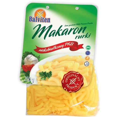 Paste macaroane fara gluten PKU, Balviten250g