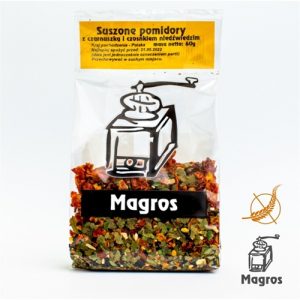 Roșii uscate cu chimen negru si leurda fara gluten, Magros 60g