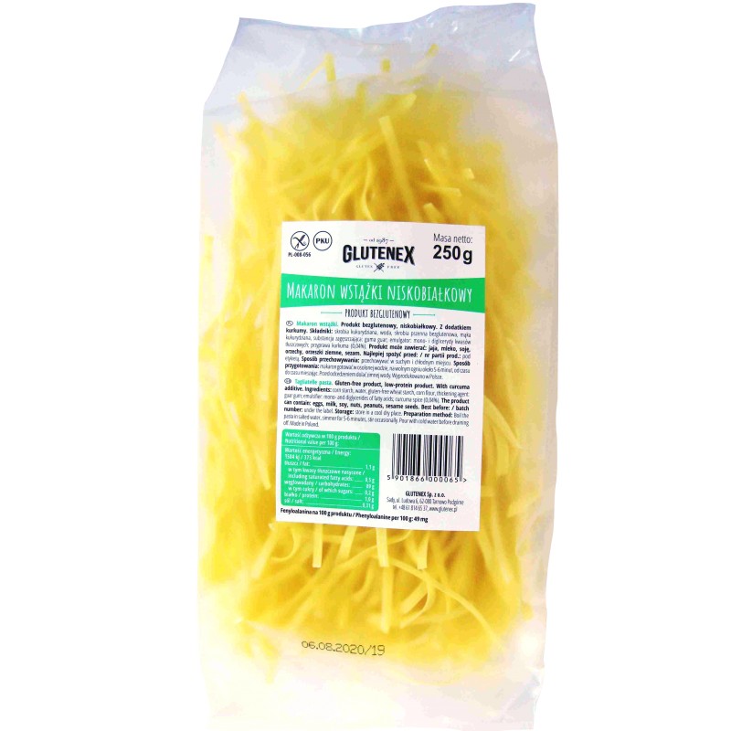 Paste tagliatelle fara gluten, Pku Glutenex 250g