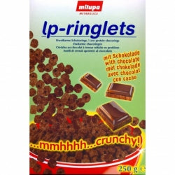 Milupa lp-ringlets 250g. Cercuri de ciocolată cu conținut scăzut de proteine