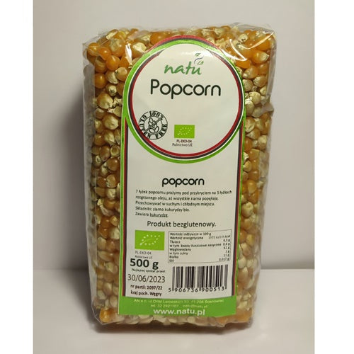 Porumb popcorn fara gluten eco, Natu 500g